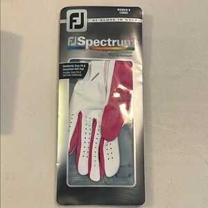 FootJoy Spectrum Women's Golf Glove - White and Pink